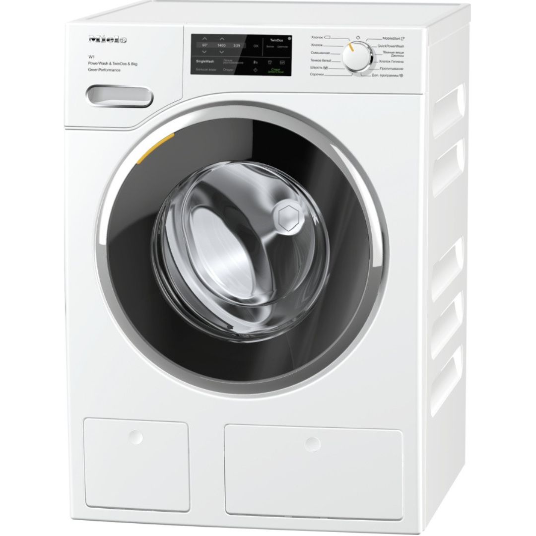 Miele washing machine with automatic water consumption optimization function